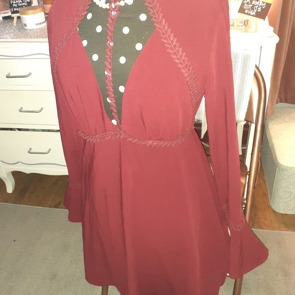 Sold!!!Love Riche Red Mini Dress - Picture 6 of 7